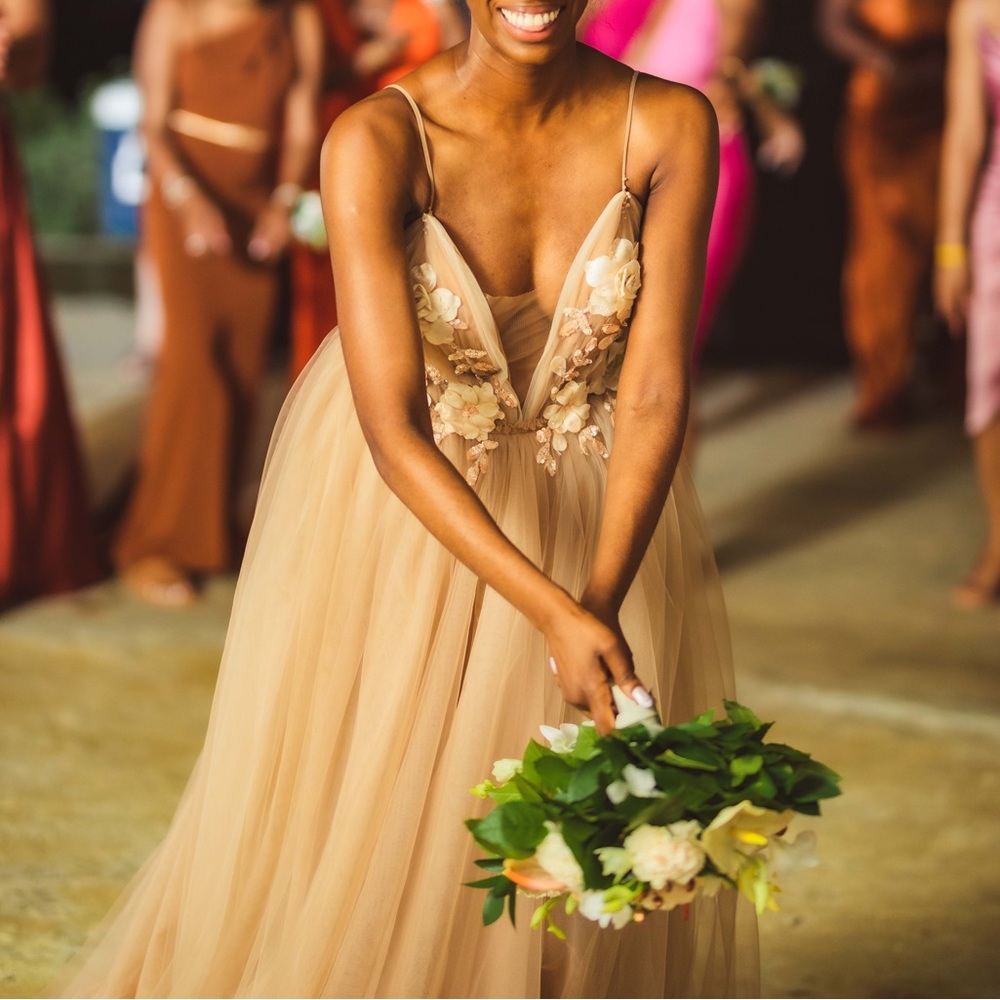 Berta evening 18-50, beige color size 36/ 0.